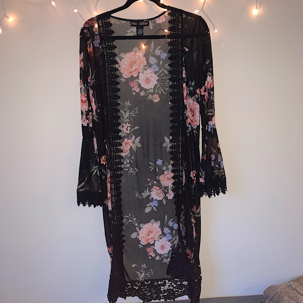 Floral Mesh Kimono🌸